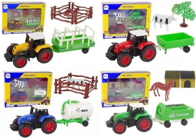 Zestaw farma traktor z akcesoriami MIX