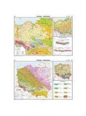 Mapa - Polska. Geologia - tektonika NE