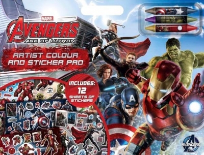Avengers. Plakaty do kolorowania + naklejki