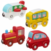 Świnka Peppa: Drewniany mini pojazd (07215C)