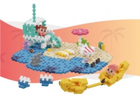 Mini Waffle City - Plaża, 148 el. (903155)