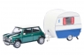 SCHUCO Mini Cooper with Caravan (450241500)