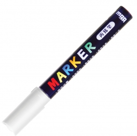 Marker akrylowy M&G 1-2 mm, biały (MG ZPLN6570-0)