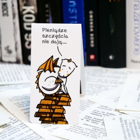 Zakładka magnetyczna – Pieniądze szczęścia nie dają...