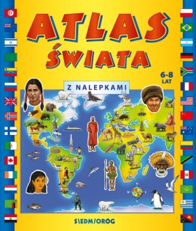 Atlas świata z nalepkami - Mariola Langowska, Teresa Warzecha