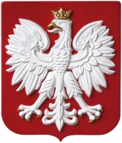 Godło Polski odlew gipsowy
