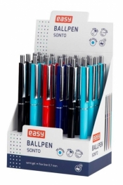 Długopis automatyczny niebieski (24szt) EASY