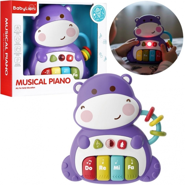 <img src='https://webimage.pl/pics/155/9/d5901353699024.jpg' style='height:440px' /> Pianinko muzyczne hipopotam dla malucha
