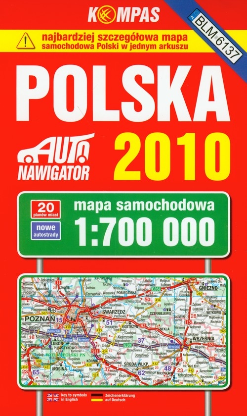Polska mapa samochodowa