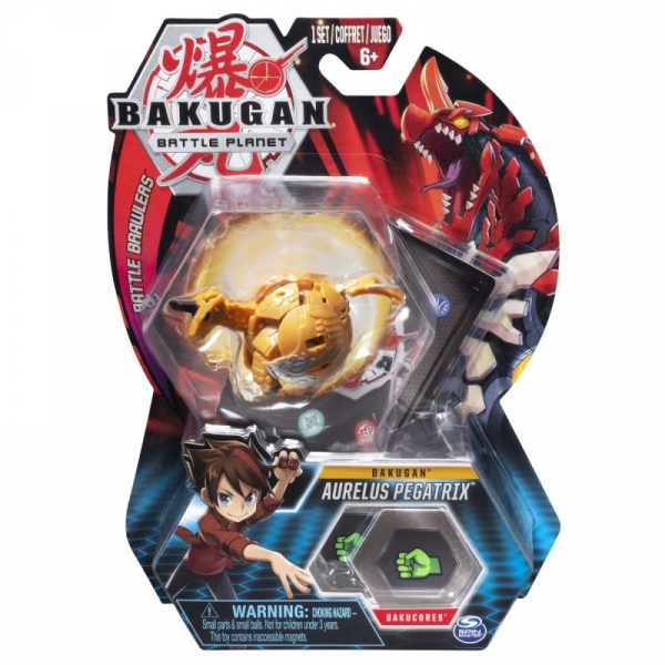 Figurka BAKUGAN Kula podstawowa, 5F Pegasus złoty (6045148/20107953)