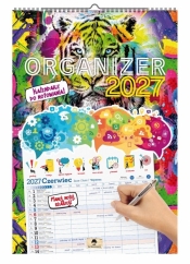 Kalendarz 2027 A3 ścienny jednostronny - organizer