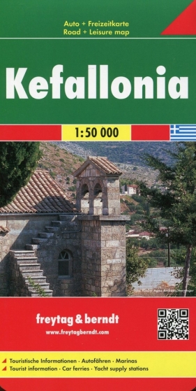 Kefalonia Mapa samochodowa 1:15 000