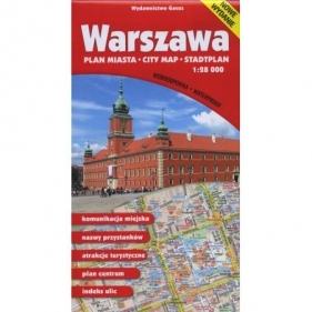 Mapa „Warszawa 28T” - foliowana