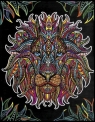 Kolorowanka Welwetowa 47x35 Lew