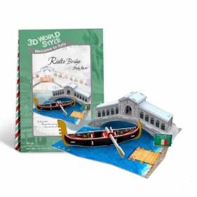 Puzzle 3D: Domki świata - Włochy, Rialto Bridge (306-23115)