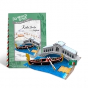 Puzzle 3D: Domki świata - Włochy, Rialto Bridge (306-23115)