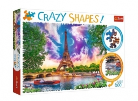 Puzzle Crazy shapes Niebo nad Paryżem 600 (Uszkodzone opakowanie)