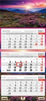 Kalendarz 2022 trójdzielny Polana
