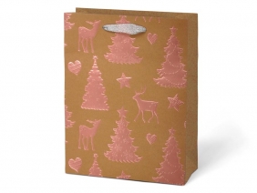 Torebka papierowa M - Kraft V8, 1 szt.