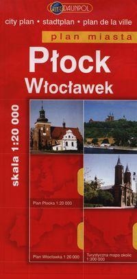 Płock Włocławek Plan miasta 1:20 000
