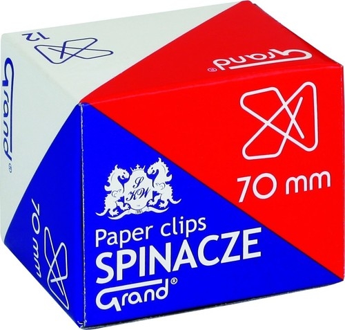 Spinacz krzyżowy Grand 70mm 12 sztuk