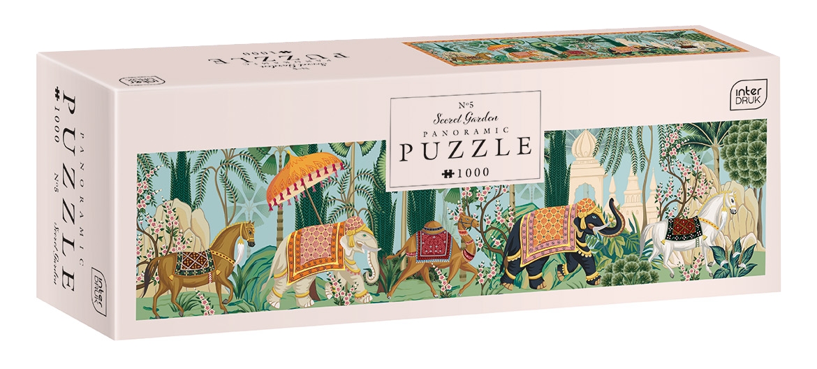 Interdruk, Puzzle panoramiczne 1000: Secret Garden 5 - Orient