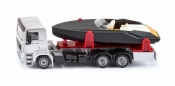 Siku Super Ciężarówka Man LKW z motorówką