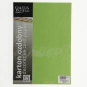 Papier ozdobny (wizytówkowy) Galeria Papieru Millenium A4 - zielony 220 g (200714)