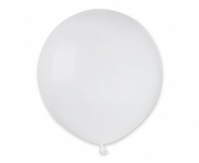 Balony pastelowe białe 48cm 25szt