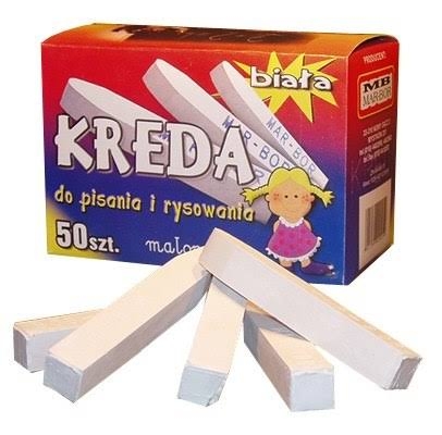 <img src='https://webimage.pl/pics/157/0/d5907599400059.jpg' style='height:440px' /> Kreda szkolna B4 biała 50 sztuk kwadratowa