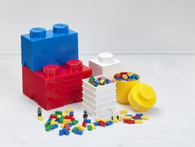 LEGO, Pojemnik klocek Brick 1 - Biały (40011735)