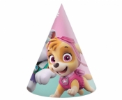 Czapeczki papierowe Paw Patrol Skye & Everest 6szt