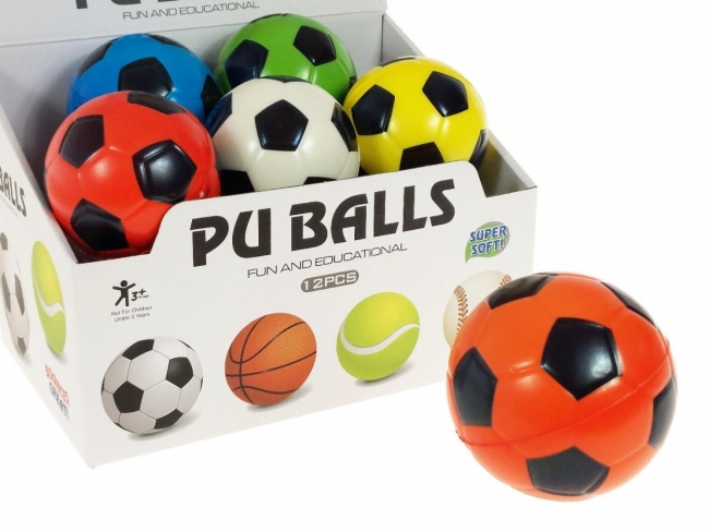 Piłka piankowa 10cm MIX