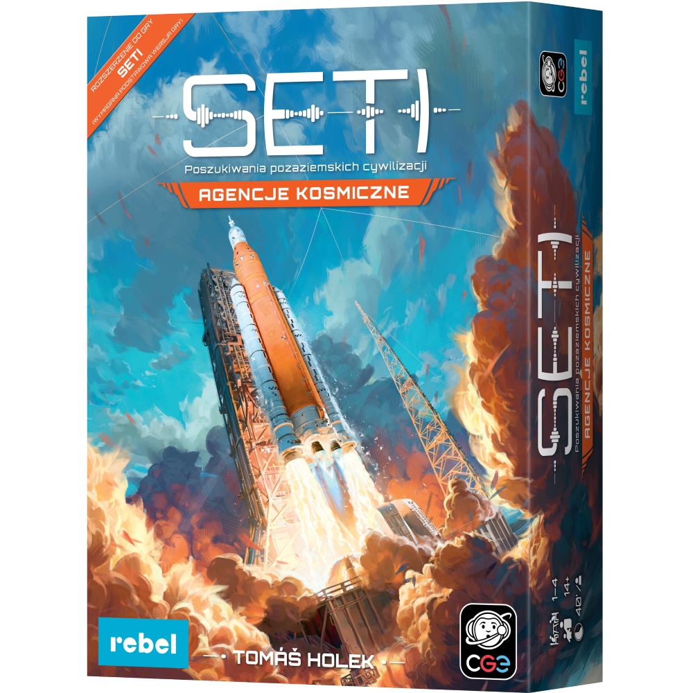 <img src='https://webimage.pl/pics/157/1/drebel-dodatek-seti-agencje-kosmiczne-box3d.png' style='height:440px' /> SETI: Poszukiwania pozaziemskich cywilizacji - Agencje kosmiczne (rozszerzenie)