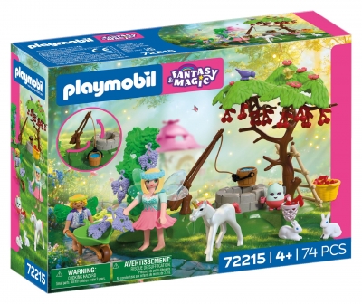 <img src='https://webimage.pl/pics/157/2/d4008789722157.jpg' style='height:440px' /> Playmobil Ogród wróżki z młodym jednorożcem 72215