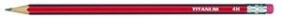 Ołówek techniczny z gumką 4H Titanum 12szt.