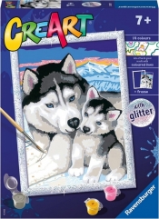 Malowanka CreArt dla dzieci: Husky (20215)