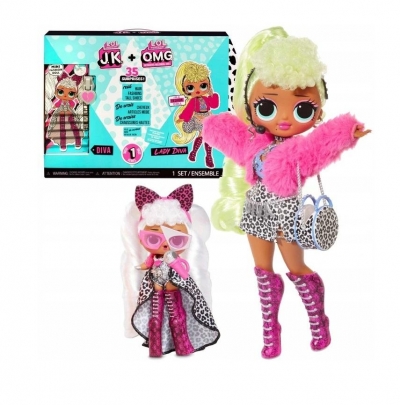 <img src='https://webimage.pl/pics/157/3/d0035051423157.jpg' style='height:440px' /> LOL Surprise OMG & JK Pack-Diva