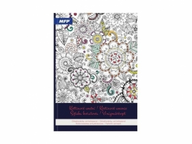 Kolorowanka antystresowa sztuka kwiatowa