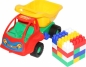 Zestaw nr.53 "Mrówka" samochód - wywrotka + klocki "Budowniczy" 18 el