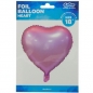 Balon foliowy Godan serca matowe, różowe 46 cm(BS-HMRO)