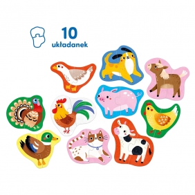 Puzzle do pary - Moje zwierzątka