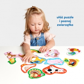 Puzzle do pary - Moje zwierzątka