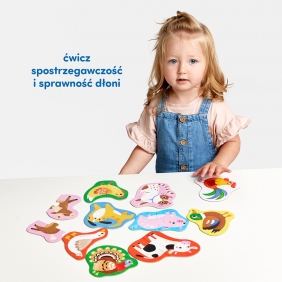 Puzzle do pary - Moje zwierzątka