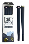 Cienkopisy Lucky the Black Cat 2szt