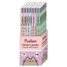  Ołówki z gumką HB Pusheen tuba (72szt)