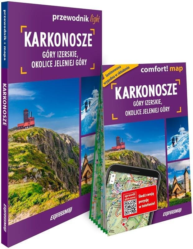 <img src='https://webimage.pl/pics/157/5/d9788383555157.jpg' style='height:440px' /> Karkonosze 2w1 light: przewodnik + mapa