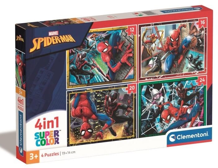 Puzzle 4w1 Super Kolor Marvel