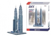 Puzzle 3D Petronas Towers - <br />