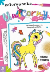 Unicorny. Kolorowanka z brokatem - Opracowanie zbiorowe